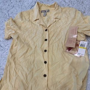 Caribbean Joe, silk, short sleeve, men’s Hawaiian shirt, color and color print